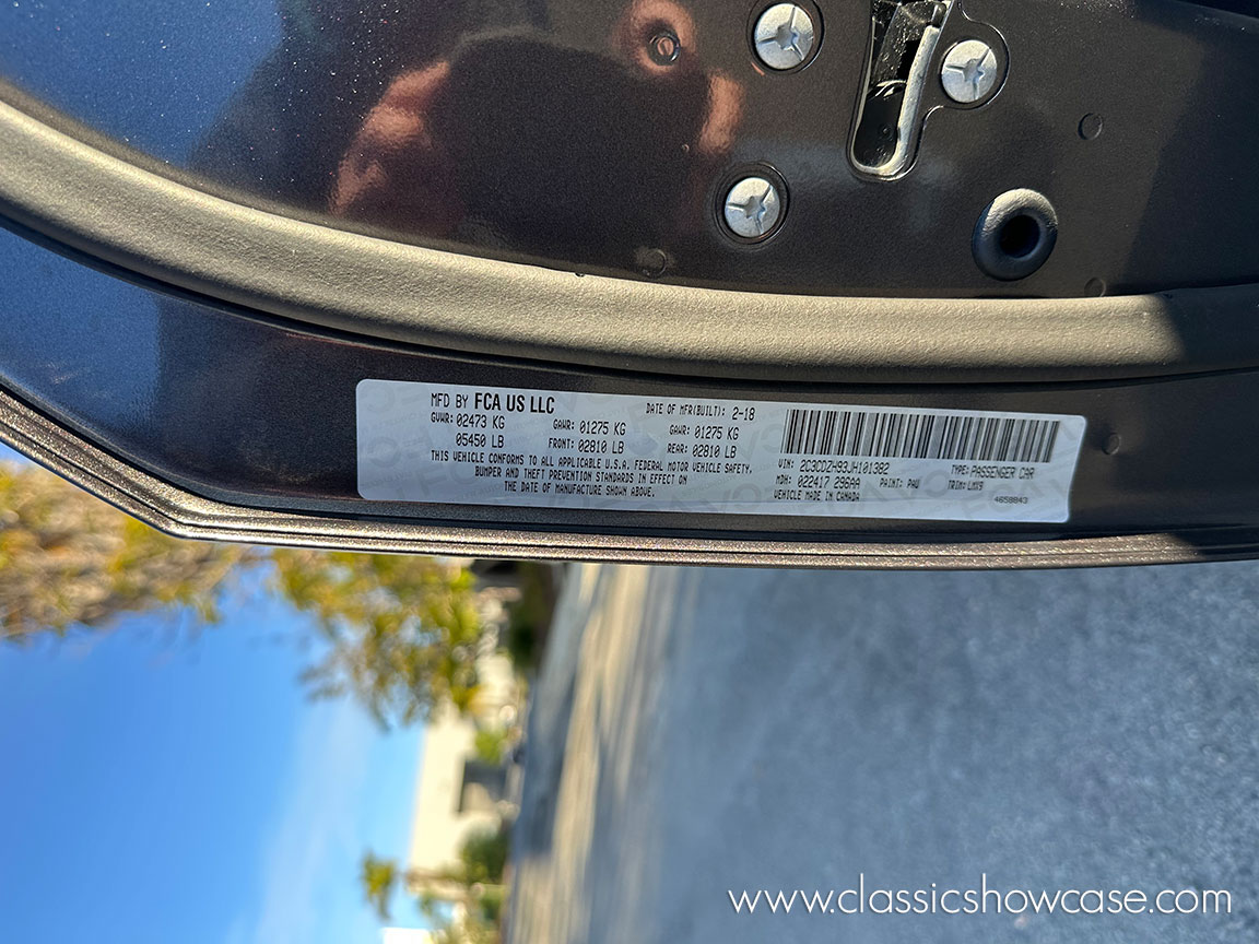 2018 Dodge Challenger SRT Demon