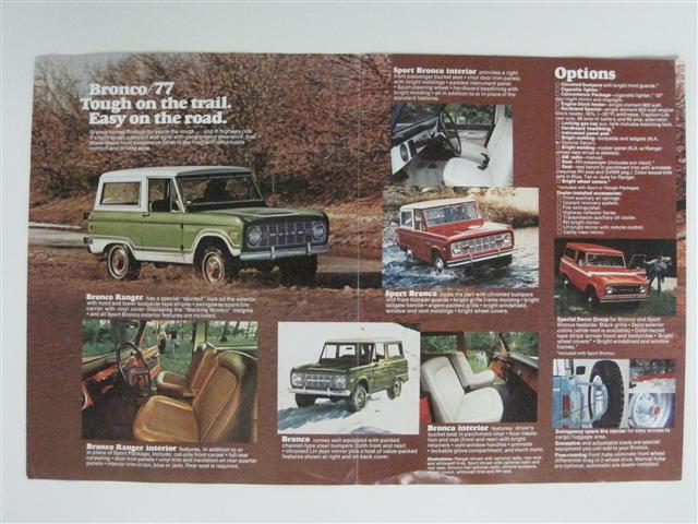 1977 Ford Bronco U100 Ranger 4x4 Sport Wagon