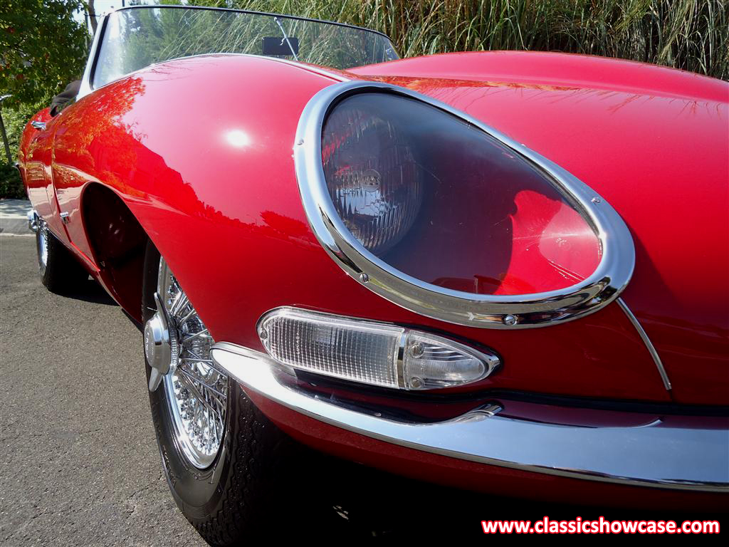 1961 Jaguar XKE 3.8 OTS, Outside Bonnet Latch