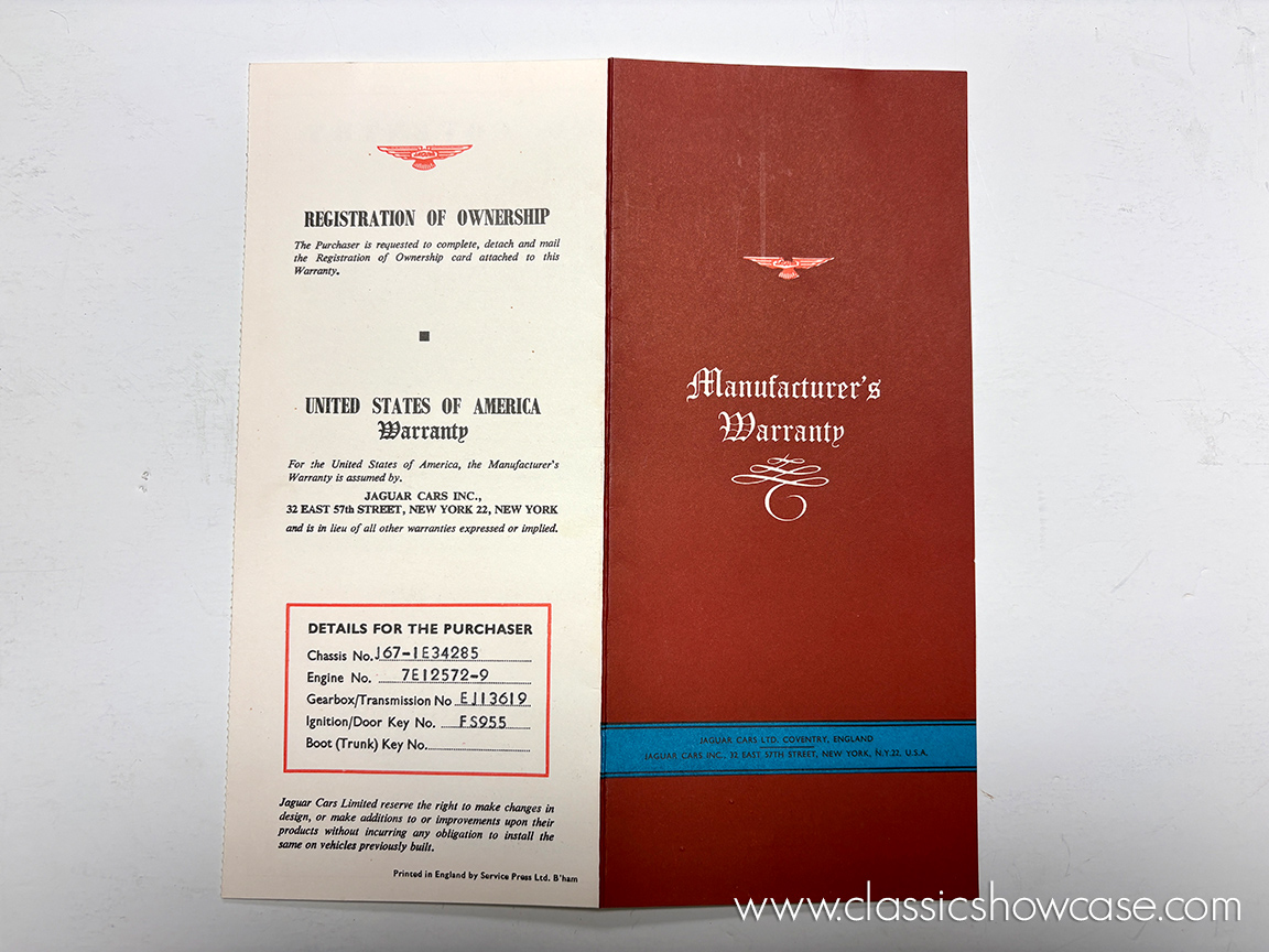 1967 Jaguar-XKE Series 1 4.2 FHC