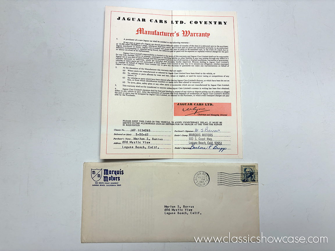 1967 Jaguar-XKE Series 1 4.2 FHC