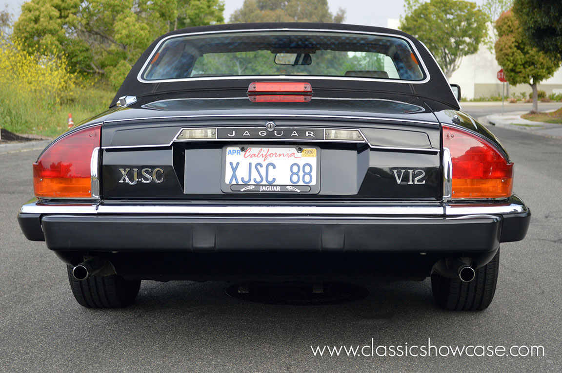 1988 Jaguar XJ-SC V12 Cabriolet