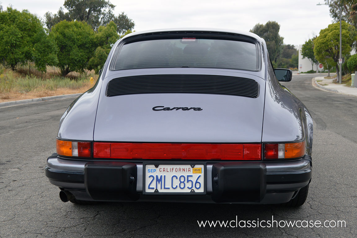 1986 Porsche 911 Carrera Coupe