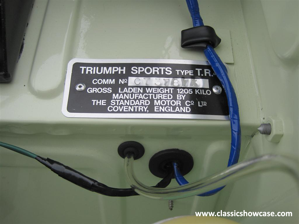 1965 Triumph TR4 Roadster